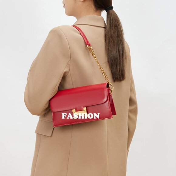 Women Leather Crossbody Bag Small Compact Designer Handbag Black - Picture 3 of 6